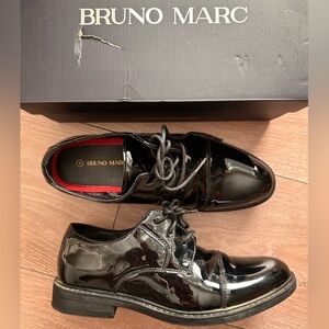 Bruno Marc Kids' Black Dress Shoes